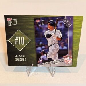 2018 Topps Now Aaron Judge Card wit # TN-10 (4,622 copies sold)